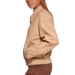 Chaquetas de Mujer a la Moda a Precio Razonable, Precio al por Mayor, Chaqueta de Cuero para Mujer con Logotipo Personalizado, Hecha en Pakistán - Product Image 3