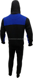 Conjunto Deportivo Personalizado Unisex con Capucha y Paneles, Sudadera con Cierre y Pantalones, Dos Piezas, Estilo Casual, Estampado de Leopardo - Product Image 3