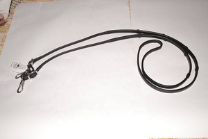 Sier Tone 16mm cuero duradero riendas tapón hebilla latón ajuste PVC equipo para equitación rango ecuestre internacional - Product Image 3