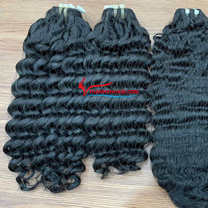 Extensiones de cabello humano Remy de alta calidad con cutícula intacta, color natural, onda profunda, puntas completas SDD, disponibles ahora. - Product Image 2