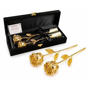 Rose véritable plaquée or 24 carats au design attrayant, rose dorée pour la Saint-Valentin, la fête des mères, un anniversaire, un cadeau à prix abordable - Product Image 5