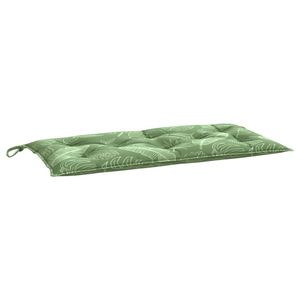 Cojín para Banco de Jardín con Diseño de Hojas, 100% Poliéster, Tela Oxford, Elegantes Cojines para Uso en Exteriores - Product Image 2