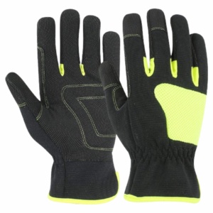 Gants de travail mécaniques de haute qualité en cuir synthétique Amara, respirants, avec dos de la main en Spandex résistant aux chocs, pour la sécurité des mécaniciens - Product Image 1