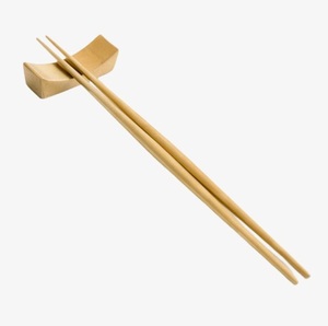 Ensemble de baguettes en bambou faites à la main, finition brun foncé, baguettes en bois d'acacia faites à la main par Curio Craft - Product Image 1