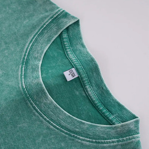 เสื้อยืดสตรีทแวร์ผ้าฝ้ายโอเวอร์ไซส์สำหรับผู้ชายเสื้อยืดแขนสั้นพิมพ์ลายวินเทจสะพายไหล่100% | ขายส่งตามสั่ง - Product Image 4