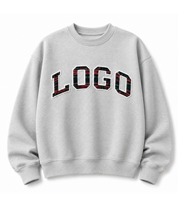 Women's Oversized 100% Cotton Turtleneck Sweatshirt Custom Front Logo Knitted Short Sleeve Soft Winter Fashion <b>Top</b> - Product Image 6