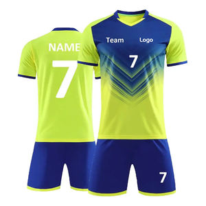 เสื้อฟุตบอลแบบซับลิเมชั่นสั่งทำพิเศษ น้ำหนักเบา แห้งเร็ว ระบายอากาศได้ดี ผลิตจากโพลีเอสเตอร์ 100% พร้อมชื่อ เบอร์ และโลโก้ - Product Image 5