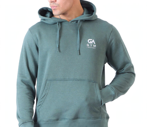Ensemble de survêtement deux pièces en coton pour homme GYM Active, design confortable, respirant, motif uni, design tendance - Product Image 2