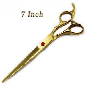 Ciseaux de coiffure professionnels en acier inoxydable 440C, lame tranchante, manche long, pour droitiers, ciseaux de coupe de cheveux - Product Image 4