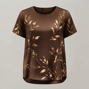 Nouveaux T-shirts décontractés pour femmes, personnalisables, de haute qualité, 190 g, été, confortables et doux, vente en gros à prix réduit - Product Image 1