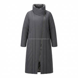 Women's <b>Winter</b> Long Parka Quilted Puffer Jacket Lightweight Belted Warm Insulated <b>Coat</b> OEM ODM Wholesale Export - Product Image 1