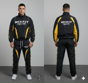Conjunto Deportivo Reflectante para Hombre, Tendencia 2025, con Impresión Personalizada, Chaqueta Cortavientos, Traje Deportivo con Cremallera, Servicio OEM - Product Image 4