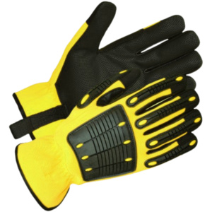 High Quality Construction Safety Gloves Amara Synthetic Leather Heat Resistant Fire Proof Reinforced Hand Arm Protection - Product Image 4