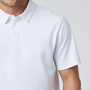 Camiseta de hombre con cuello vuelto, costuras de alta calidad, diseño de logotipo personalizado y precio económico / Material duradero de alta calidad - Product Image 4