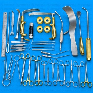Ensemble d'instruments de chirurgie manuelle d'augmentation mammaire de 40 pièces, kit chirurgical d'implantation mammaire en plastique, kit chirurgical en acier inoxydable Pentax CE - Product Image 2