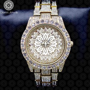 Reloj de Lujo para Hombre Charm Jewells, de Acero Inoxidable, Esfera de 43 mm, Correa de Acero Inoxidable, Movimiento Mecánico, Caja Poligonal, Resistente al Agua 10 Bar - Product Image 3