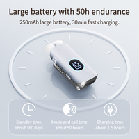 Nouvel écouteur sans fil OEM CE ROHS à oreille unique pour appels mains libres, course et sport, avec double micro et réduction du bruit