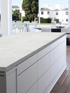 MiyaStone - Losa de Cuarzo Blanco Carrara Artificial Impresa en 3D al por Mayor para Proyectos de Decoración de Interiores - Product Image 4
