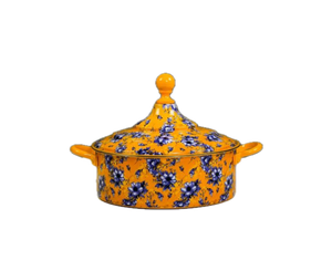 Prime Quality Round Food Serving Casserole <b>Dish</b> Hand Painted Food Warmer Metal Hot Pot for Home Ramadan Hotpot in Cheapest Price - Product Image 6