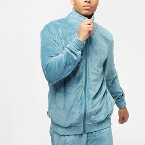 Wholesale Velour Tracksuit Set Women Soft <b>Velvet</b> <b>Jacket</b> Jogger Pants Fashion Casual Outfit - Product Image 2