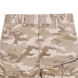 Men's <b>Work</b> <b>Cargo</b> Shorts 6 Pockets Breathable Lightweight High Waist 100% Cotton Anti-Wrinkle Quick Dry Drawstring Closure OEM - Product Image 5