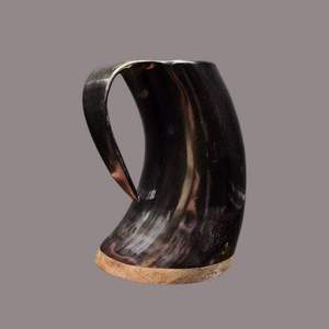 Ensemble de tasses à café en corne de Viking, fait main, pot à boire artisanal, corne de Viking pour hydromel, bière et ale, tasse en corne de Vikings - Product Image 2