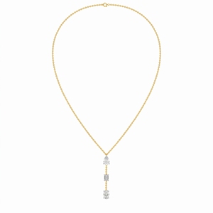 Collier pendentif trio haut de gamme le plus vendu pour femmes, diamants de laboratoire et naturels, bijoux de luxe, cadeau pour une occasion spéciale - Product Image 1