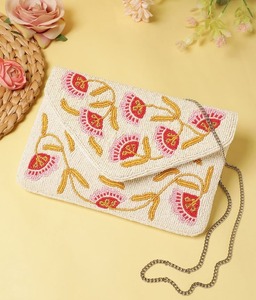 กระเป๋าคลัทช์ปักลูกปัดทำมือสุดเก๋ไก๋ - Product Image 2