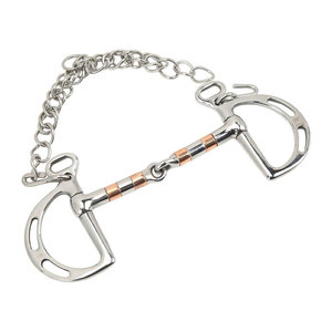 Mors de cheval en acier inoxydable, distribution de pression équilibrée, finition polie, friction réduite, durables, confortables, équestres HASHIR - Product Image 6