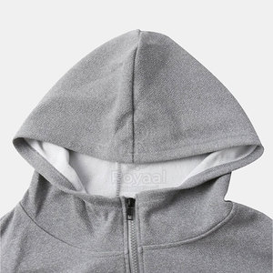 Sudaderas con cremallera para hombre de color sólido, de primera calidad, básicas, para verano, a bajo precio, para adultos. - Product Image 3