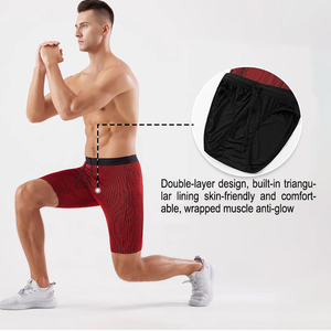 Pantalones Cortos de Compresión para Hombre, para Entrenamiento Atlético, Gimnasio, Ejercicio, Correr, Ciclismo, Fitness, Rendimiento, Capa Base - Product Image 5