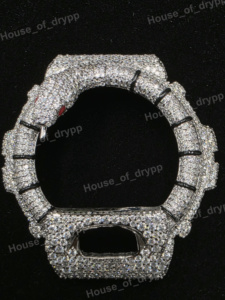 Bisel de Reloj con Incrustaciones de Piedras Moissanite VVS, Diseño de Serpiente, Serie 6900, Reloj Mejorado - Product Image 1