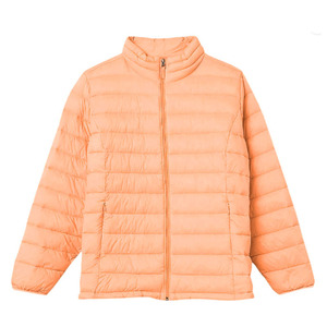 Wholesale Breathable Puffer Coated Women Short Cropped Zip Winter <b>Jackets</b> Solid Zipper Spring custom logo printing puffer <b>jacket</b> - Product Image 6