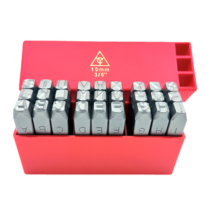 10mm 3/8 inch Steel Letter <b>Punch</b> <b>Set</b> A-Z 27pcs Cr-V 6150 HRC 58-62 Logo Marking Ready to Ship OEM/ODM Taiwan - Product Image 2