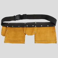 Sacoche à outils en cuir de haute qualité, ceinture porte-outils pour électricien, sacoche pour charpentier, ceinture porte-outils en cuir durable à vendre
