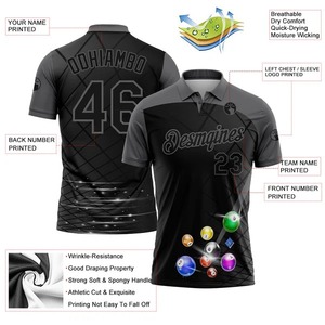 Polo personnalisé, logo personnalisé, uniforme d'entreprise personnalisé, manches courtes personnalisées, maillot de golf personnalisé, vêtements d'équipe personnalisés - Product Image 2