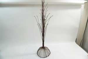 <b>Artificial</b> <b>Tree</b>, Vintage Metal <b>Tree</b>, Xmas <b>Tree</b>, Rustic Indoor Tabletop <b>Tree</b> to Display Ornaments, Metal <b>Tree</b> Ornaments - Product Image 5