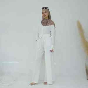 Abaya Musulmana Moderna Informal de Lujo para Mujer, Estilo Dubái, Modesta, Islámica, Ligera, Transpirable, Vestido Diario - Product Image 2