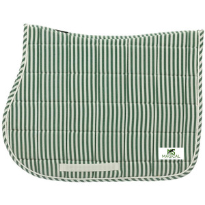 Almohadilla para Silla de Montar de Alta Calidad para Todo Uso, con una exterior de poliéster adornada con un elegante patrón de rayas veraniegas - Product Image 2