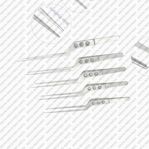 Pinzas Microquirúrgicas con Dientes para Neurocirugía, Pinzas para Tejidos Microquirúrgicos de Acero Inoxidable, Instrumento Neuroquirúrgico OEM - Product Image 4