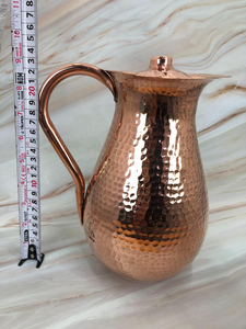 Classic Design Eco-Friendly Handicraft Brass Pitcher High Quality Metal Drink Ware and <b>Water</b> <b>Kettles</b> Classic Design Drinkware - Product Image 6