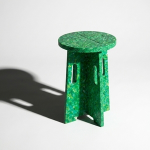 4GoodThings Recycled Plastic Stackable Modular Foldable Portable Eco-Friendly Multi-Function Contemporary Home <b>Stool</b> Ottoman - Product Image 1