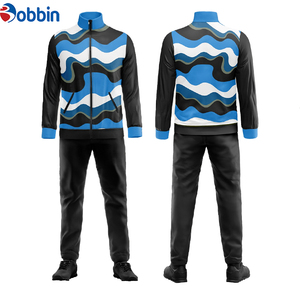 Conjunto Deportivo de Alta Calidad para Hombre, Estampado, Informal, para Fútbol, Running, con Cuello Alto, Transpirable - Product Image 2