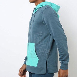 Stylish Zipper <b>Hoodies</b> For Men Soft Fleece Fabric Comfortable Fit <b>Trendy</b> Outfit For Winter And Casual Daily Fashion - Product Image 4