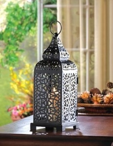 Iron <b>Lantern</b> <b>Set</b> With Intricate Cutout Design Antique finish For Home Decoration - Product Image 4