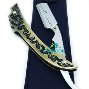 มีดโกนที่โกนหนวดที่สวยงามดามัสกัสผู้ชายตัดคอช่างตัดผมมีดโกน - Product Image 1