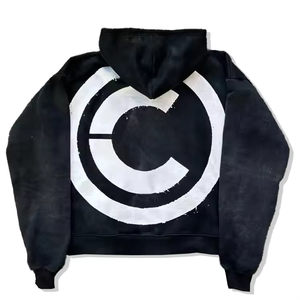 Vestes à capuche personnalisées style streetwear américain automne-hiver, imprimé lettres Y2K, manteaux amples punk, sweats décontractés vintage pour le quotidien - Product Image 3