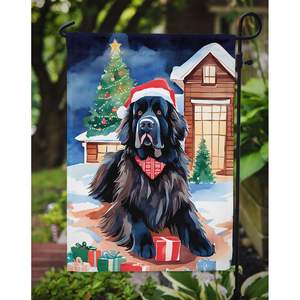 Newfoundland Christmas Multicolor <b>Garden</b> <b>Flag</b> Decorative Mailbox Yard <b>Flag</b> Banner for Patio Artwork <b>Garden</b> Size for Flower Beds - Product Image 3