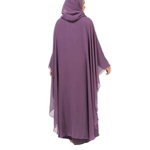 Robe Abaya Turque Modeste Faite Main en Polyester, Longueur Ras du Sol, Respirante et Infroissable, Vente en Gros Direct Fabricant - Product Image 3