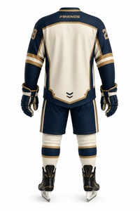 High Quality Fully Dye Sublimation Ice Hockey Uniform Unisex Customized Color 100% Polyester Quick Dry Breathable Uniforms - Product Image 6